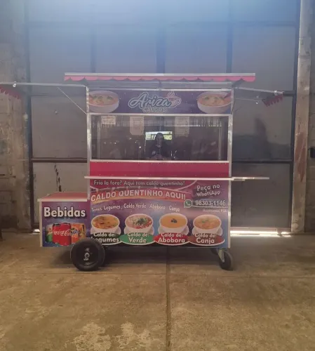 Barracas de lanches/sopas/cachorro quente e outros l