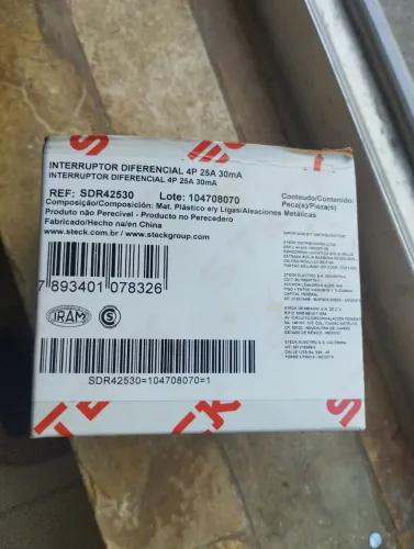 Interruptor diferencial 4P 25A 30mA