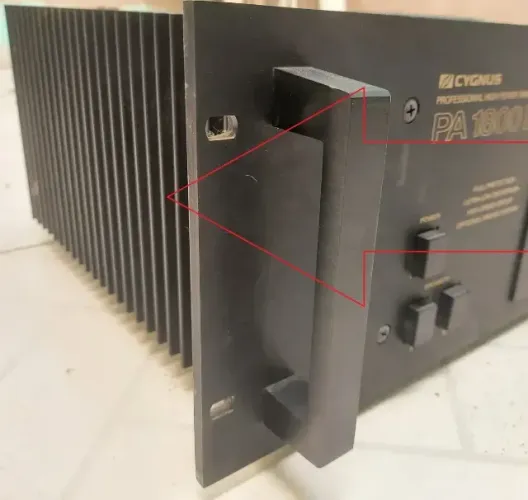 Amplificador Cygnus Pa 1800 - Dissipadores