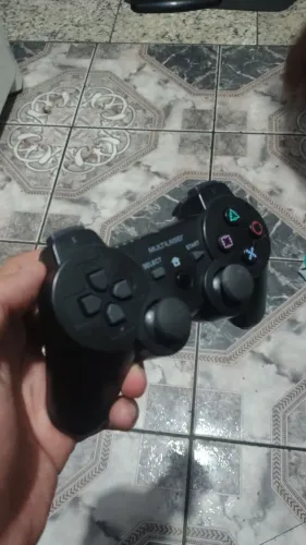 Controle de ps3 sem fio, novo pouca marca de uso multilaser