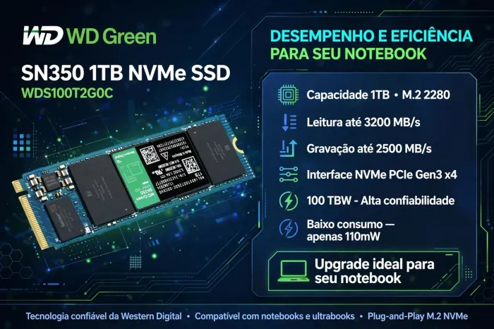 SSD Nvme 1 tera WD