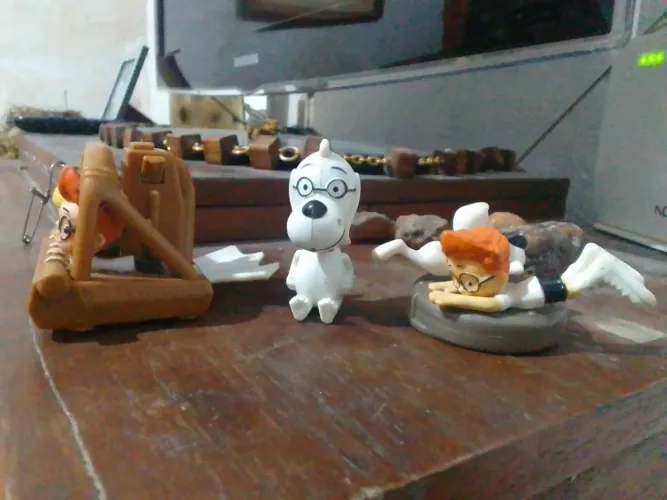 Lote brinquedos Peabody e Sherman