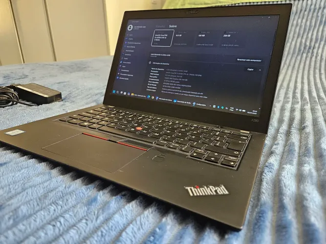 Notebook lenovo x280 | ssd 240GB |i5-8350U | 16GB RAM | tela 12.5" TN