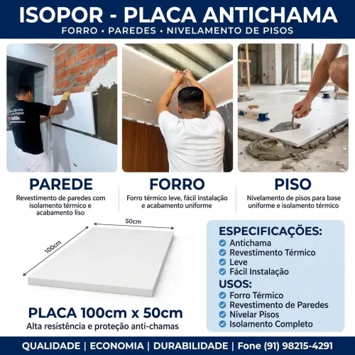 ISOPOR EPS ANTICHAMA 