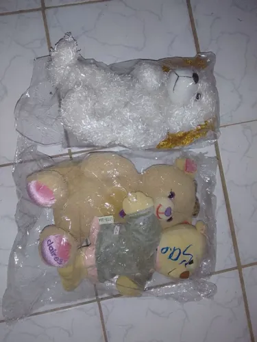 Ursos de pelúcia kit 3 PEÇAS.