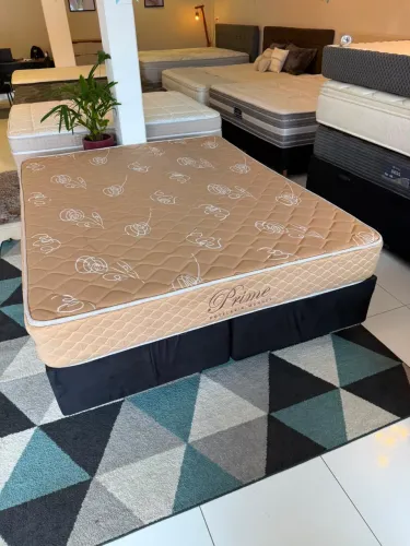 Colchão QUEEN MANNES COM BASE BOX - Entrego HOJE 