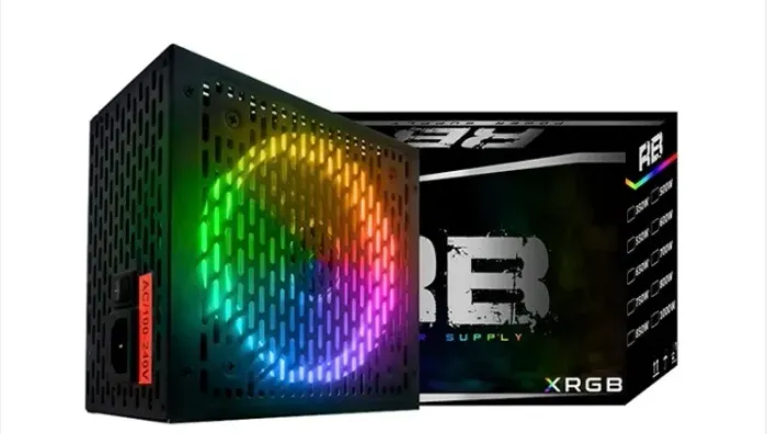 Fonte BRX RGB, 850W, 80 Plus Bronze, PFC Ativo, Bivolt, RGB Nova lacrada