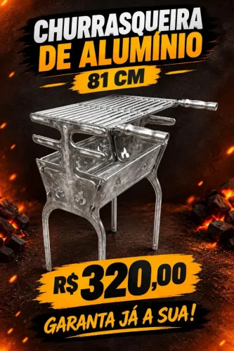 Churrasqueira de alumínio 