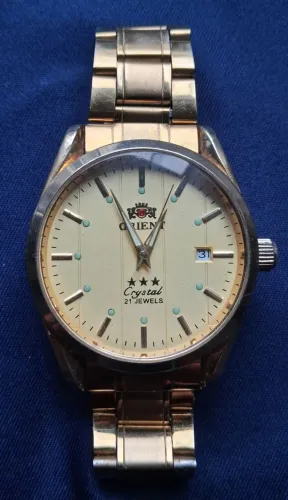 Relógio masculino orient automático e mecânico