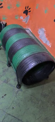 Túnel de pneu para pet