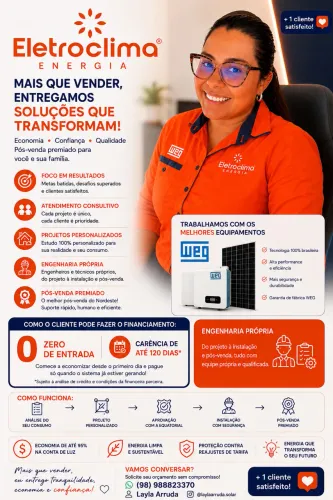 ENERGIA SOLAR ELETROCLIMA