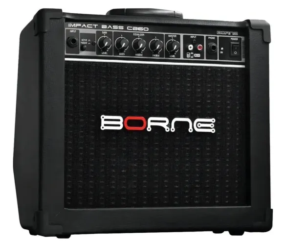 Amplificador Borne Impact Bass CB60 - 20W, ótimo estado, som potente!