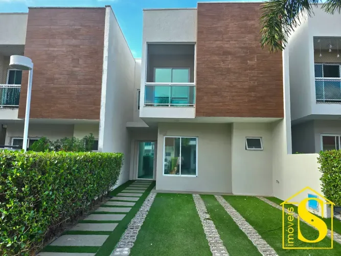 Casa Duplex em Condomínio Fechado no Eusébio | 3 Suítes | Projetados | 2 Vagas