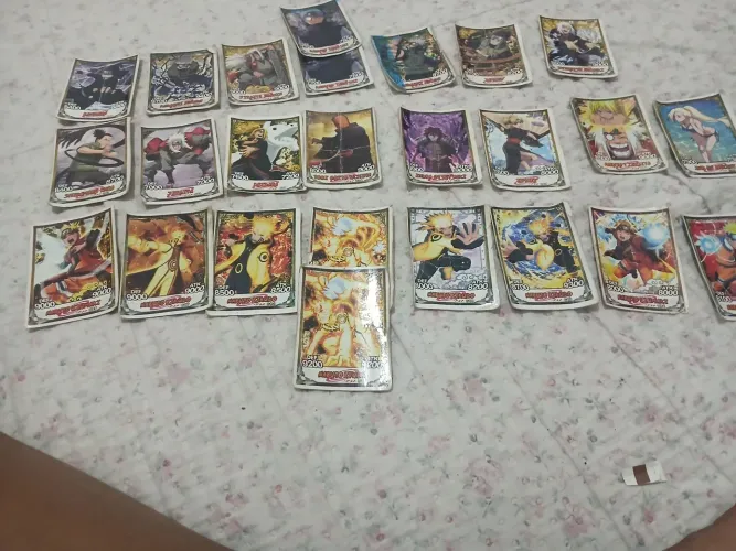 Coleção de cards de naruto
