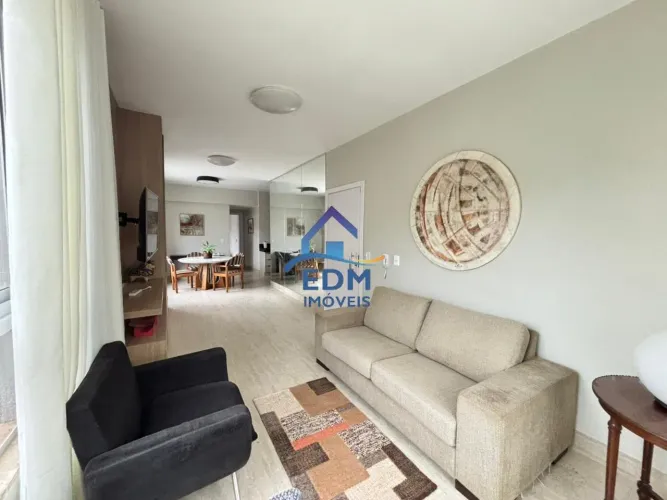Apartamento 1 quarto mobiliado para aluguel em Santa Lúcia, BH 54 m² com vaga e elevador