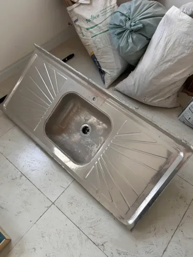 Pia inox 120cm