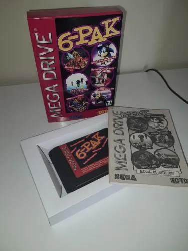 Jogo 6 pack mega drive