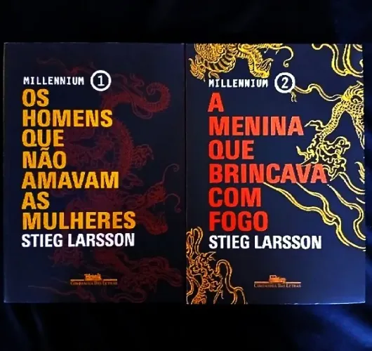 Livros - Os homens que não amavam as mulheres/A Menina que Brincava com Fogo - Stieg Larss