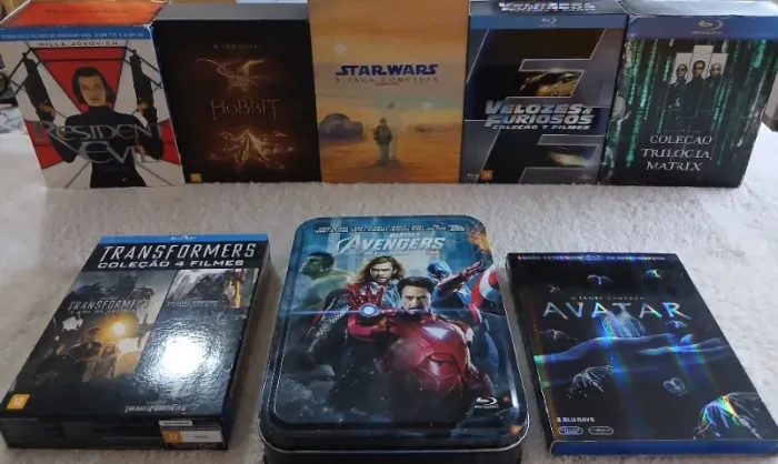 Blu-Ray 's + Aparelho Blu-Ray Player