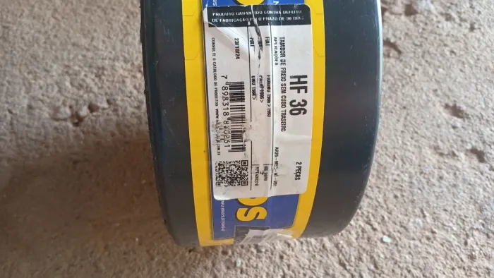 vendo tambor de freio sem cubo traseiro novo 