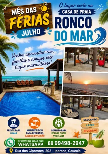 Casa de praia ronco do mar