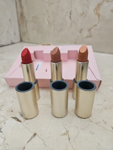 Kit de Batons N°7 - Novo | Embalagem Magnética | 3 Cores