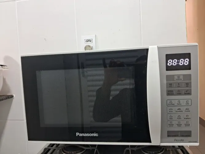 Microondas Panasonic 25 litros barato pra vender hoje 
