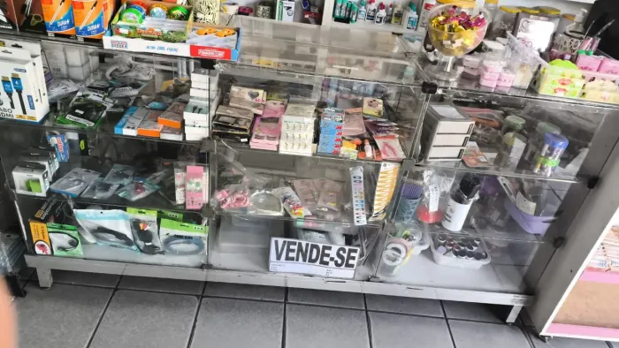 Balcão de vidro