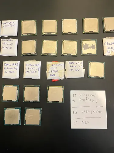 Processadores i3 i5 i7 intel 