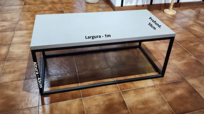 Mesa baixa tamanho G - modelo industrial