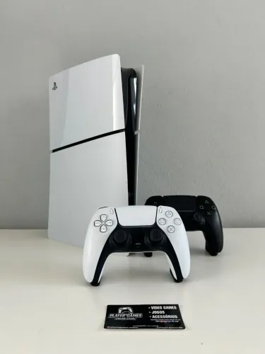 Playstation 5 Slim Memória 1TB Completo!! (Aceito Cartão)