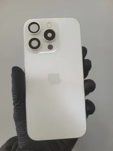 Carcaça Original iPhone 15 Pro Branco Completa Usada Sem Chip