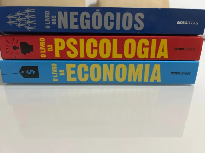 Coleção Globo Livros - O Livro dos Negócios, da Psicologia e da Economia