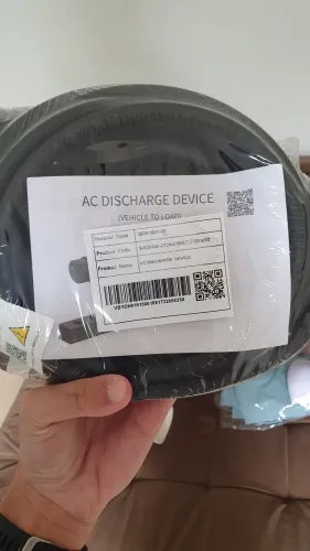 Descarregador V2L para veículos elétricos