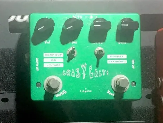 Pedal Overdrive Crazy Cacti/CALINE (DESCRIÇÃO)