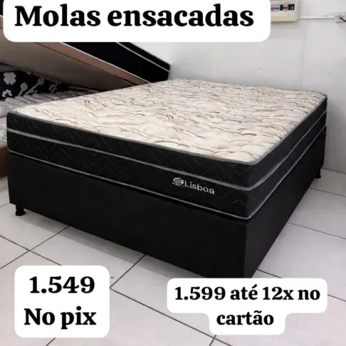 Cama Casal molas Ensacadas --- entrega imediata