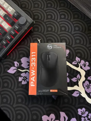 Mouse Gaming Fire Phoenix 1000hz Three Mode BLACK- Novo Lacrado