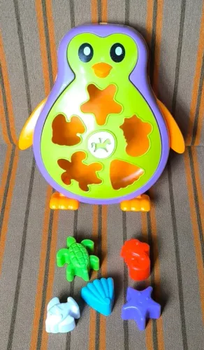 Brinquedo de Encaixe - Pinguim e Animais Marinhos