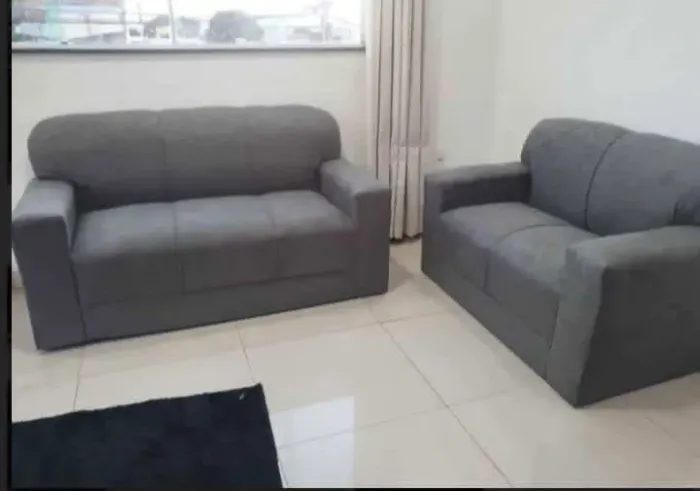 ?410,00 PROMOÇÃO- sofá conjunto Xaropinho 3 e 2 lugares - sofá barato : direto de fábrica 