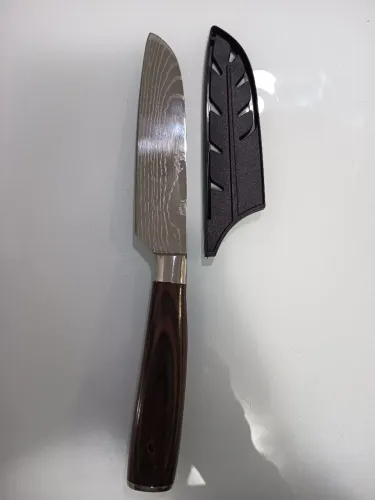 Faca Xituo 5" Santoku padrão damasco 