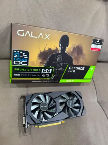Placa de video GTX 1660 TI 8 GB Galax