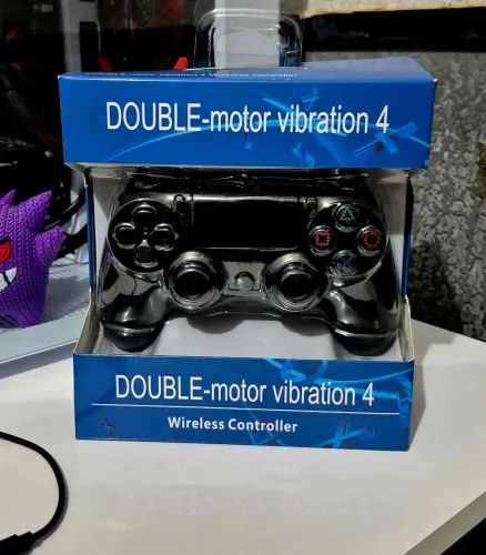 Controle Bluetooth Sem Fio para PS4, PC e Celular (Novo)