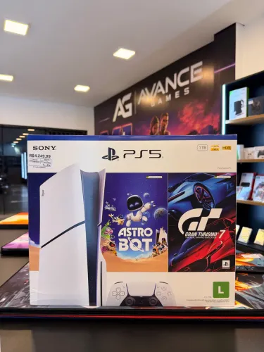 Ps5 slim com leitor + 2 jogos 