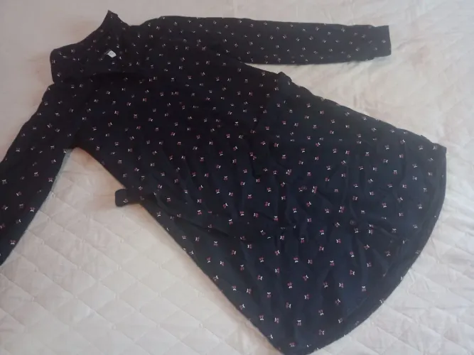 Vestido chemisier Okaidi azul-marinho 14 anos