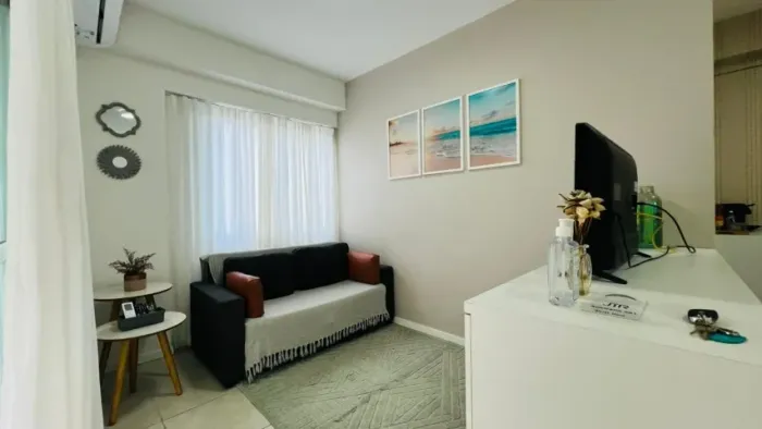 Quarto e sala a venda 100% mobiliado
