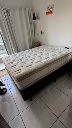 Cama box queen barbada!
