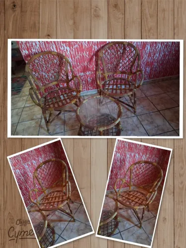 Cadeiras rattan otima