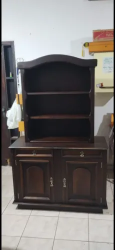 URGENTE! Armário arca cozinha sala de jantar prateleira colonial antigo