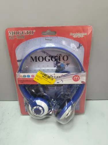 Lt 005 Fone de Ouvido c/Fio sem Microfone Moggto NZ 1008 Azul