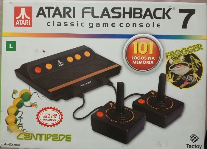 ATARI FLASHBACK 7 CLASSIC GAMES CONSOLE COM 101 JOGOS NA MEMÓRIA